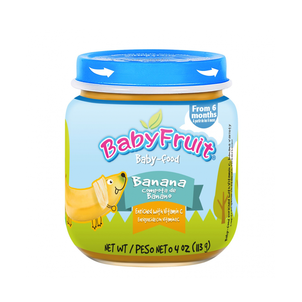 Compota de banano Baby Fruit (113 g / 4 oz)