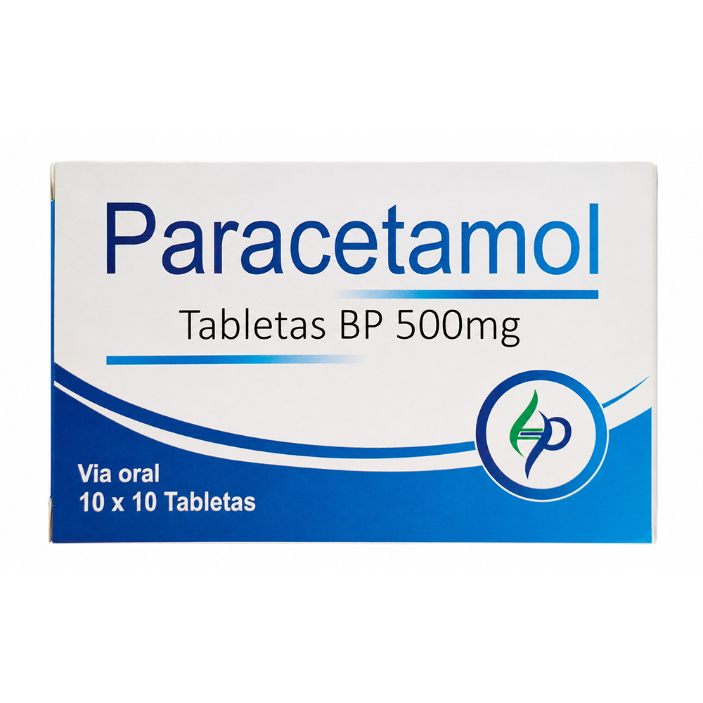 Paracetamol 500 mg (100 tabletas)